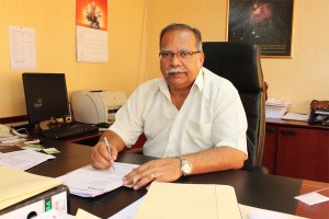 PROF. Dr. P. Ramasamy di pejabat.