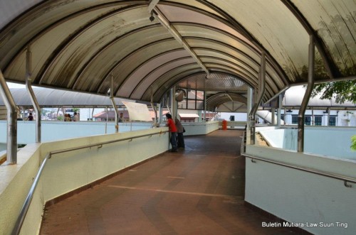 Octopus-style pedestrian bridge near Komtar will be torn down soon.