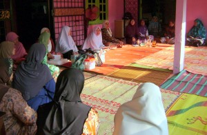 PENYERTAAN Azizah Jamaluddin di dalam salah satu program ceramah kelompok di Penaga, SPU.