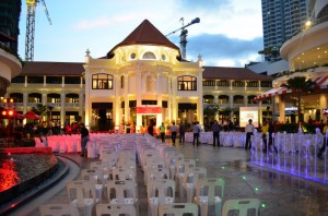 REKA bentuk bangunan Gurney Paragon yang dilengkapkan dengan ciri-ciri warisan dan tradisional yang unik.