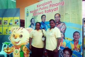 TAPAK pameran Bahagian Penerangan, Kerajaan Negeri Pulau Pinang menjadi tumpuan para pengunjung Konvensyen Pakatan Rakyat Peringkat Kebangsaan 2012.
