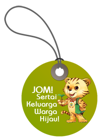 LOGO publisiti program Hijau Kerajaan Negeri.