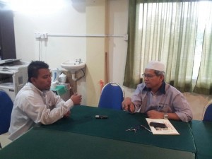 AHMAD Zakiyuddin Abd. Rahman ketika diwawancara BM.