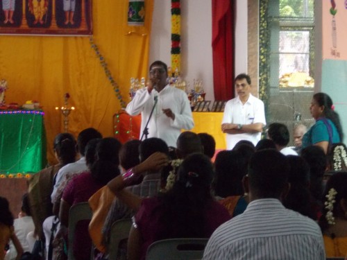 ஸ்ரீ டெலிமா சட்டமன்ற உறுப்பினர் திரு நேதாஜி இராயர் அவர்கள் வரவேற்புரை ஆற்றினார்.