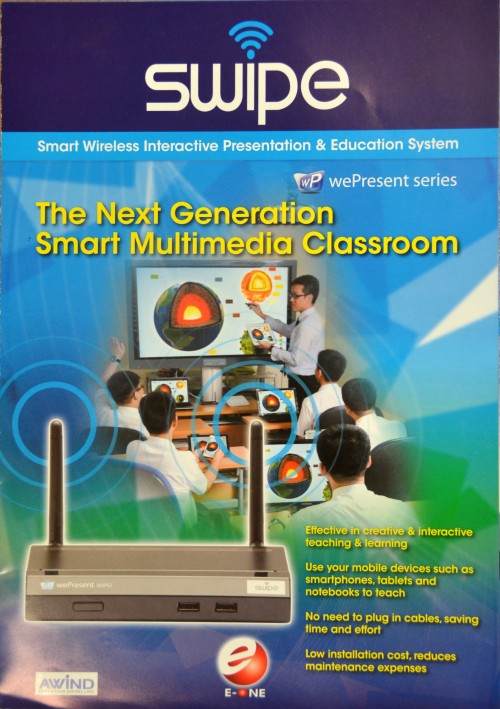 நவீன கற்றல் கற்பித்தல் திட்டம் (Smart Wireless Interactive Presentation & Education System) அறிமுகமானது.