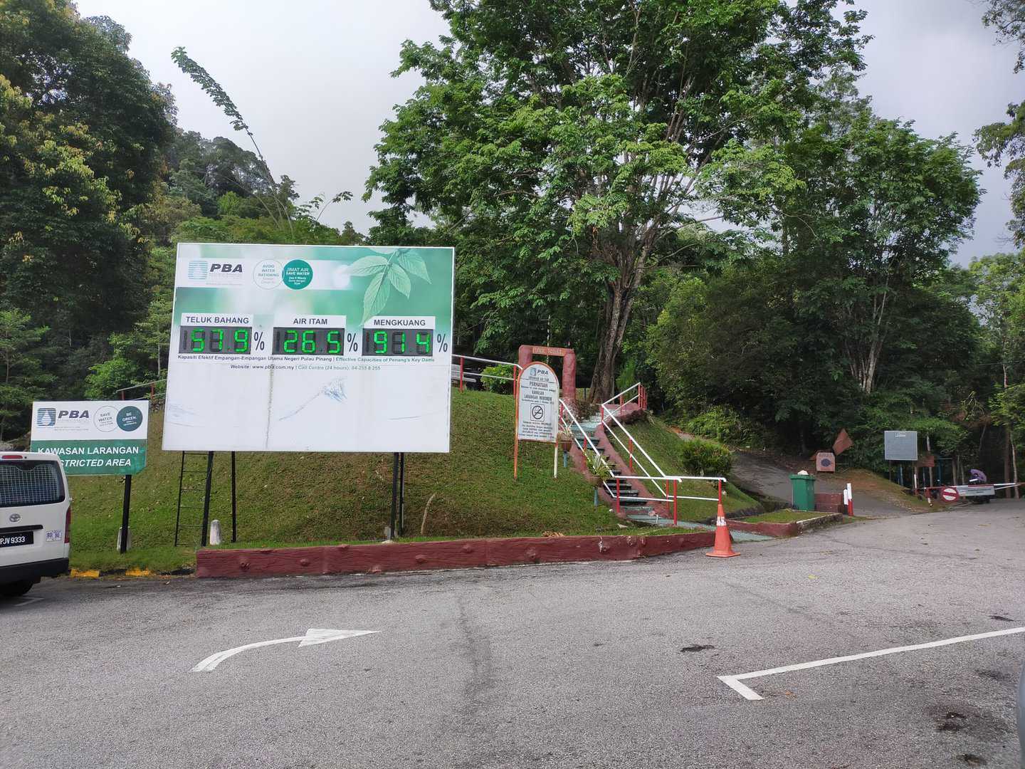 Air Itam Dam water level dips further Buletin Mutiara