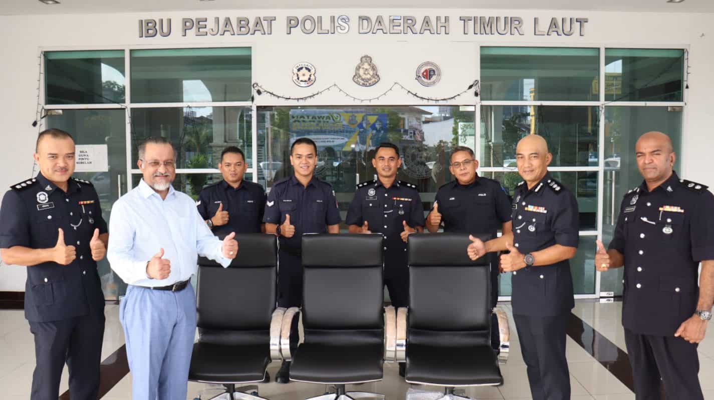 Office furniture donation to northeast district police headquarters