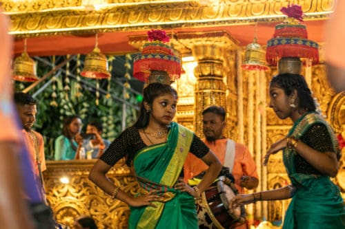 indian cultural dance performance at aspen's panthal