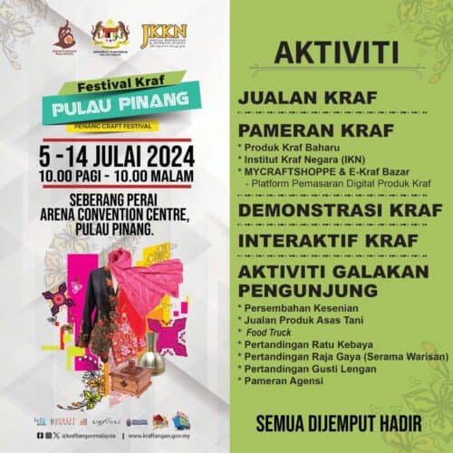 festival kraf pulau pinang activities