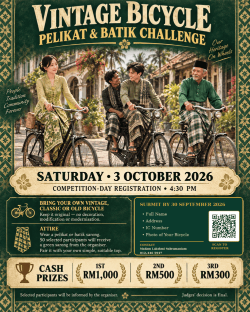 vintage bicycle challenge integrated qr